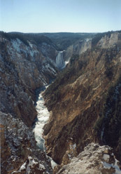 View from Artist Point with Upper Falls in background