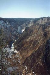 View from Artist Point with Upper Falls in background