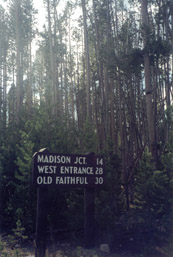 Mileage signage