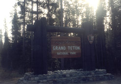 Grand Teton National Park Entrance